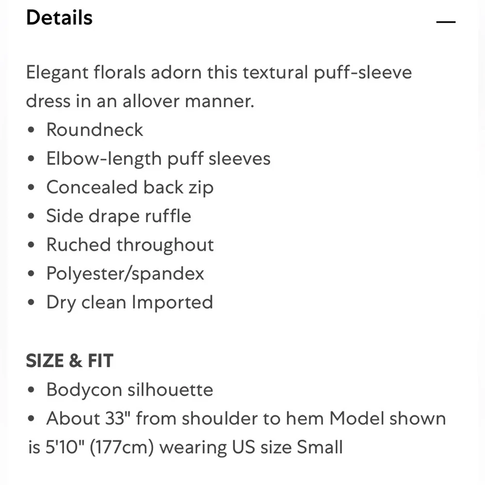 For Love And Lemons Purple Endless Floral Puff Sleeve Bodycon Dress - Picture 11 of 11